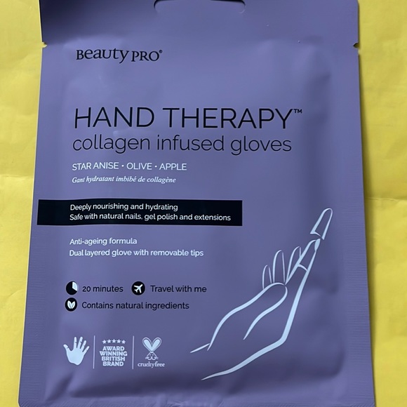 Beauty Pro hand therapy Collagen infused gloves star anise * olive *apple - Picture 2 of 5